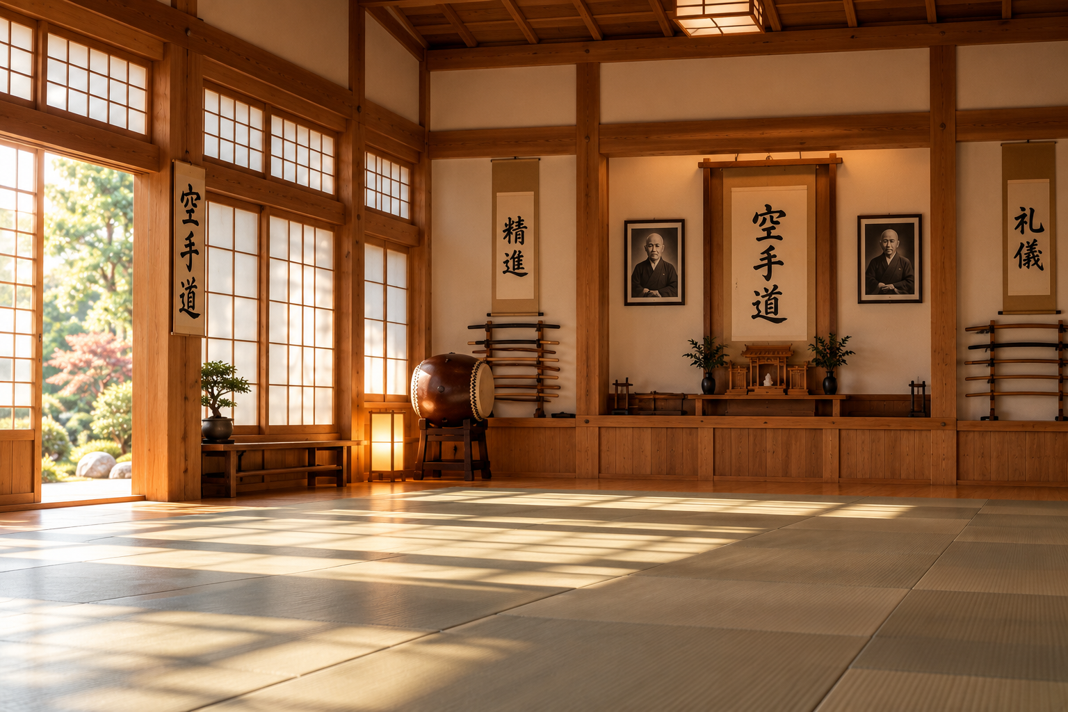 Traditionele Japanse dojo